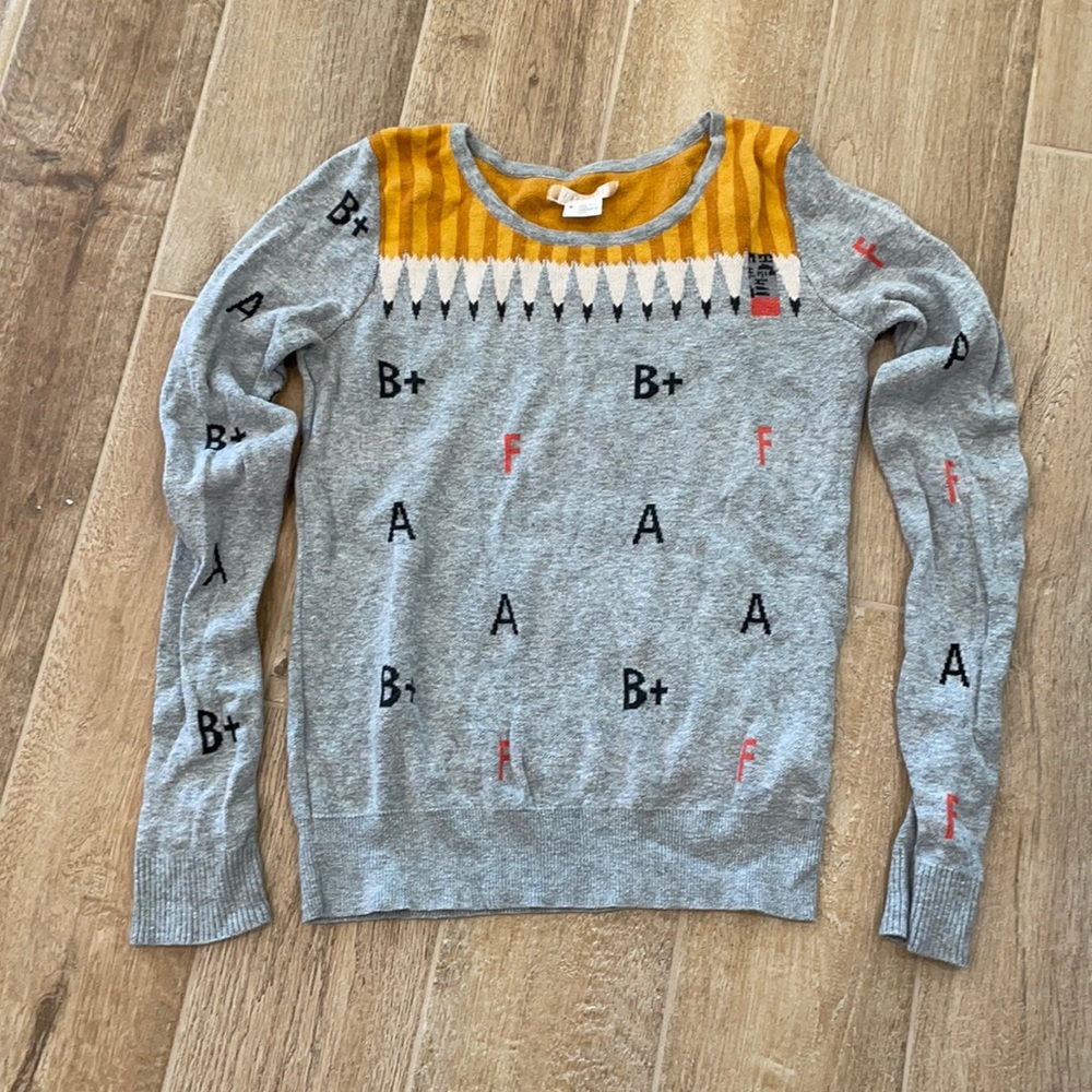 Cute teacher pencil sweater
